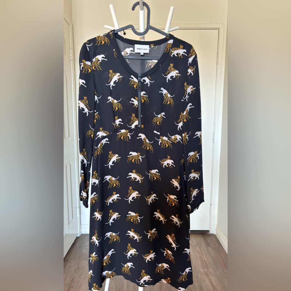3for30 Bimba Y Lola Animal Print Dress Small